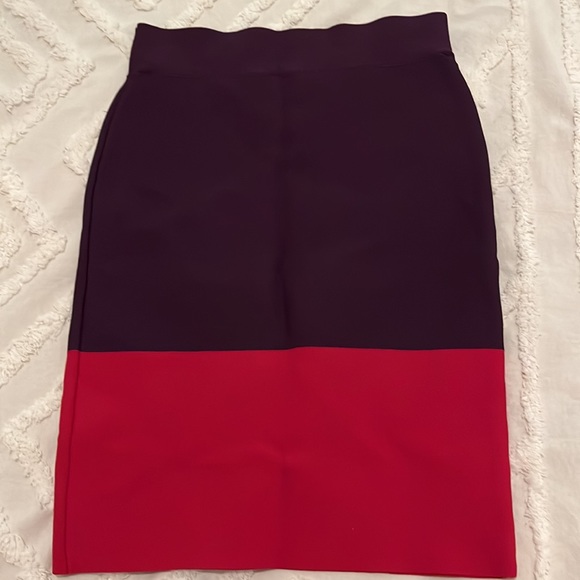 Small tube top dress, purple and red - Picture 2 of 5